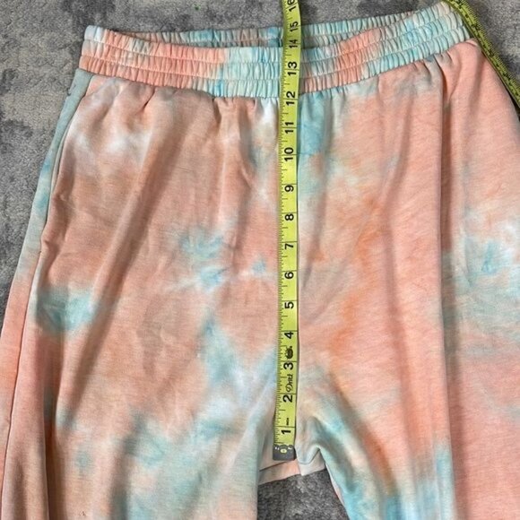 NWT BP Tie Dye Joggers Sweatpants In Blue Pink Tie Dye Sz S - Picture 4 of 12